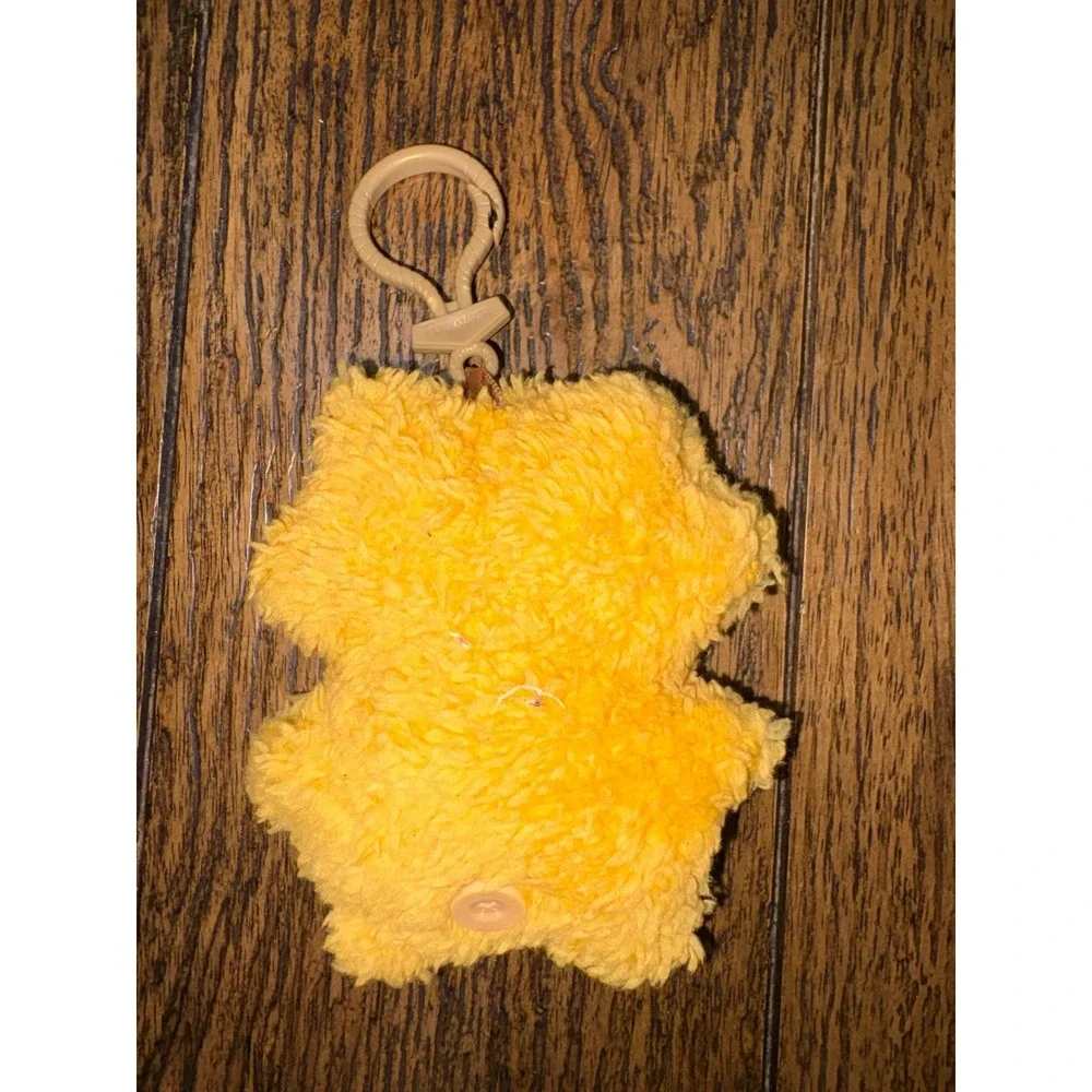 FUGGLER Funny Ugly Plush Monster Keychain Keyring SIR NOBBYNUTS YELLOW - Picture 3 of 3
